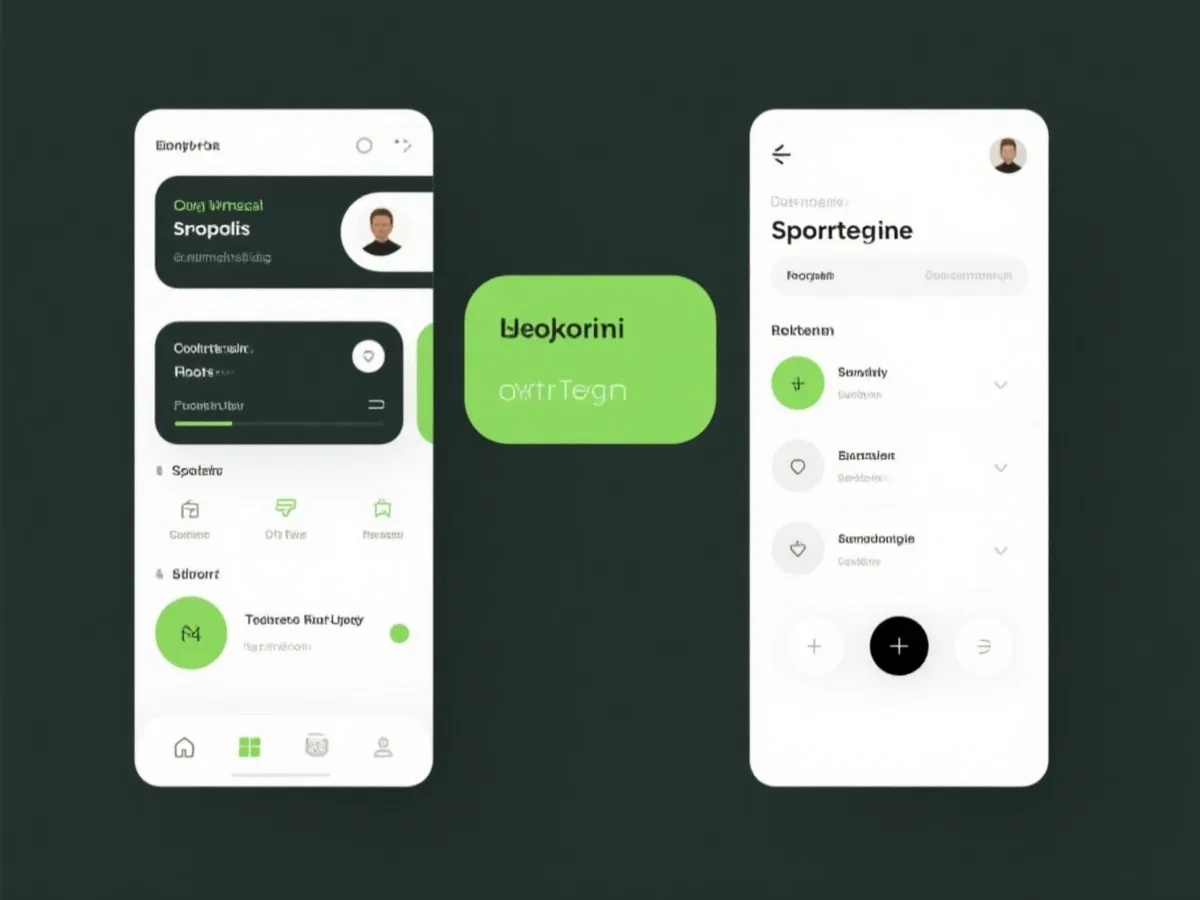 移动端观赛与比分界面示意图